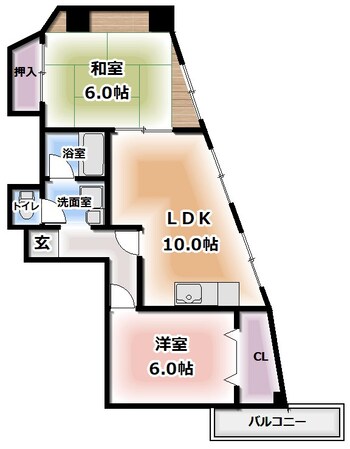 アメニティ夢Ⅱの物件間取画像